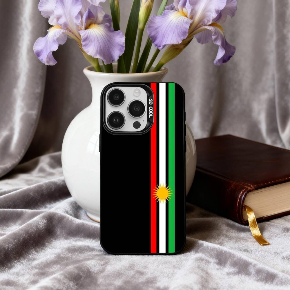 

K-Kurdistan-N F-Flag-G Phone Case For iPhone17,16,15,14,13,12,11 Plus,Pro Max Black Candy silver phone case iPhone13PROMAX
