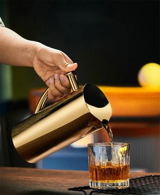 Brocca per acqua in acciaio inossidabile, contenitore per ghiaccio, brocche per succhi di frutta, contenitori divisori per vino rosso, barattoli per birra