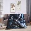 Resident Evil 6 Characters Blanket Soft Warm Pattern Plush Throw Blanket For Kids Living Room Flannel Bedspread Bed Cover