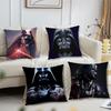 D-Darth V-Vader S-Star W-Wars Classic Cushion Cover For Pillow Printing Sofa Decoration Home Car Room Office Nordic Simplicity