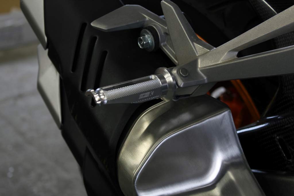 SSK machined aluminum tandem step racing type for riders, mounting part color: black, step