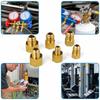 Female To Male Brass Pipe Connector 1/4 3/8 1/2 3/4 Inch AC Coupler Adapeter Flare Fitting