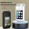 Multiple Function In Ear Bluetooth Wireless Earphone Charging Case With 2.8" Touch Screen Power Bank Headphone Music Game Earphones for Android iOS