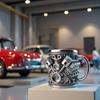 Engine V8 Cup, Creative Mug Resin + Stainless Steel Handicrafts, High Sense