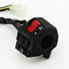 LMoDri Black Universal Aluminum 7/8" 22MM Motorcycle Switch Handlebar Motorbike Horn Turn Signal Headlight Control