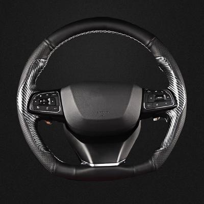 Chery Tiggo 8 Pro DIY Soft Fiber Leather Steering Wheel Covers Car Steering-Wheel With Needles And Thread Interior