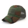 Tactical Army Hat Outdoor Sport Snapback Stripe Military Hats Camouflage Hat Simplicity Army Camo Hunting Mesh Cap