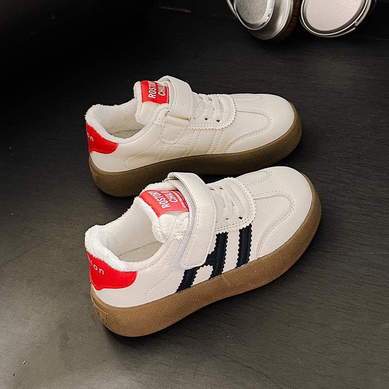 

2025 Winter Baby & Kids White Cotton Casual Sports Shoes 23/14.7cm червоний