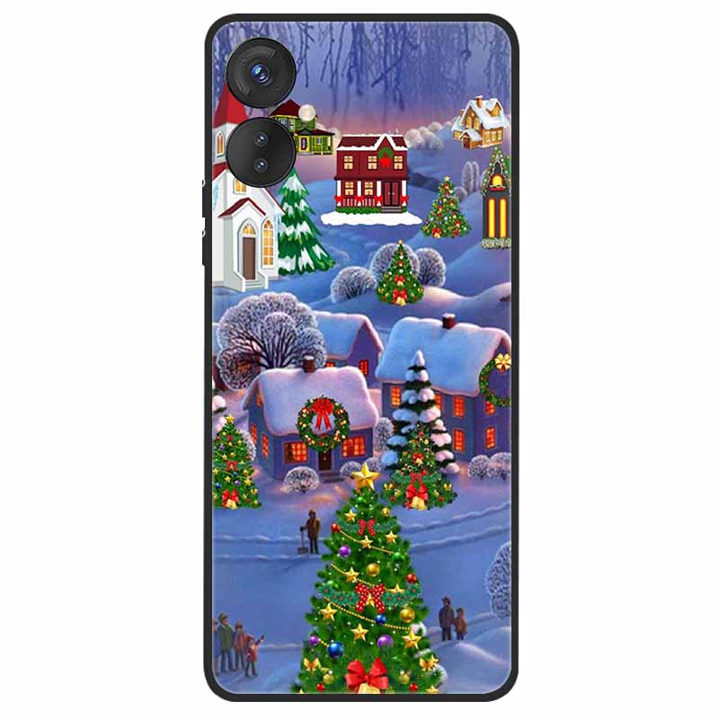 Christmas Case For Tecno Spark 9 Pro POP 5 LTE 7 7T 5 Pro Silicone Soft TPU Cover for Tecno Spark9 Pro 9Pro KH7 Case POP5 LTE