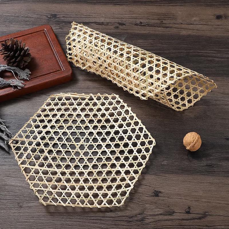 SIFAR Hand-Woven Non-Stick Bamboo Steamer Mats