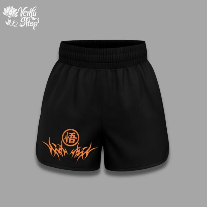 Breathable Quick Dry Elastic Cycling Shorts MMA Training Sanda Print Unisex Adult