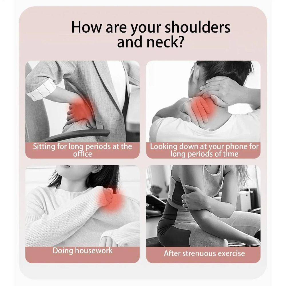 Spine Relaxation Neck Massager Roller Portable Cervical Spine Massager Muscle Rolling Ball  Body