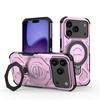 Magnetic Wireless Charge Cover For iPhone 17 Pro Max Phone Holder Armor Back Case For iPhone 17 Pro Cover For iPhone 17 Pro Case