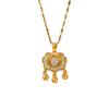 New Hot-Selling Longevity Pendant Necklace: 18K Gold Non-Fading Titanium Steel, Light Luxury Clavicle Chain Jewelry.