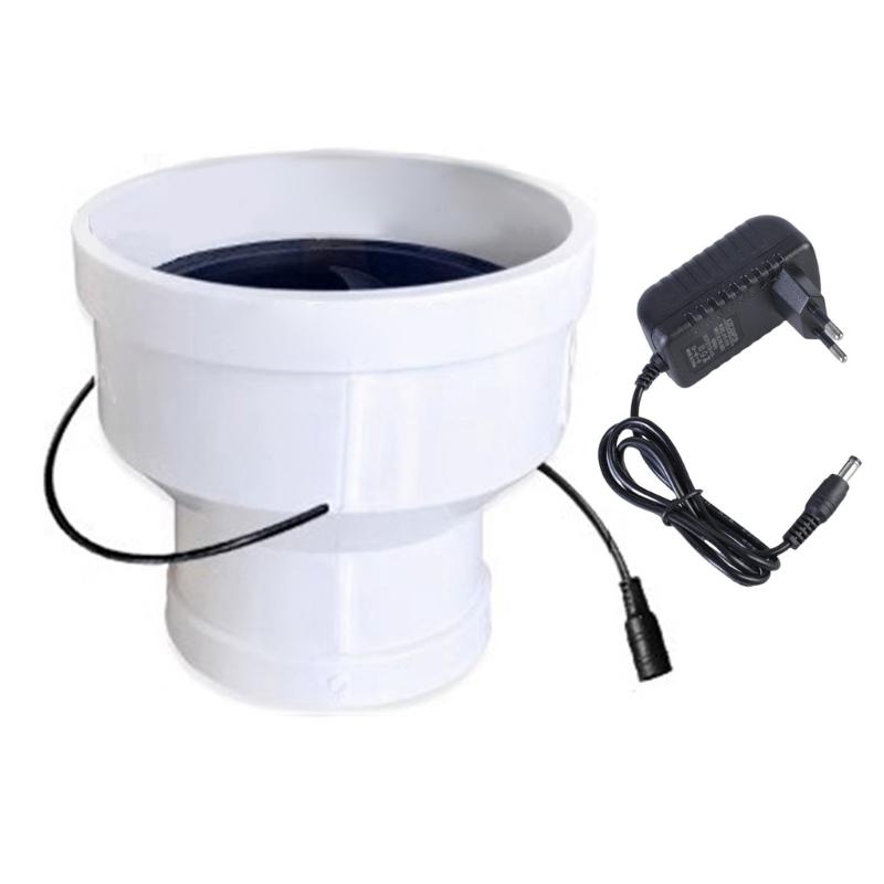 

Multi Purpose ABS Duct Fan 75mm To 110mm With Universal Voltages Adapter For Indoor Airflows Improvement In Pet Houses 1