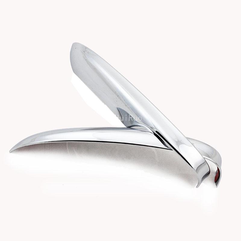 ABS Chrome Car Rearview Side Mirror Stripe Cover Trim 2pcs Fit For Mazda 3 AXELA M3 2014 2015 2016