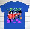 Nadir Koleksiyon The Monkees Grubu Pamuklu Mavi S-2345XL Unisex Tişört