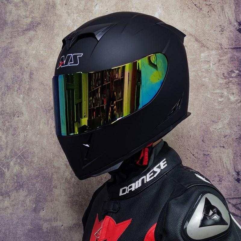AIS Motorcycle Helmet Cool Modular Moto Helmet With Inner Sun Visor Safety Double Lens Racing Full Face the Helmet Moto Helmet