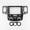 9 Inch Car Frame Fascia Adapter For Toyota Fortuner Hilux Vigo Android Radio Dash Fitting Panel Kit 2005-2015