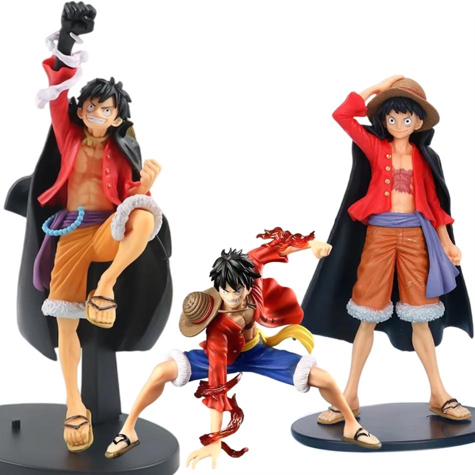 Gear 5 Luffy Jewelry Bonney PVC Action Figure Set Anime Oned Pieced Collectible Models Desktop Decoration Ideal Birthday Gifts