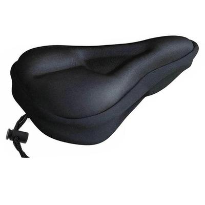 Fahrradsattelbezüge Schwamm Schwarz Ergonomisches Sitzkissen Weicher, atmungsaktiver Sitzpolsterbezug