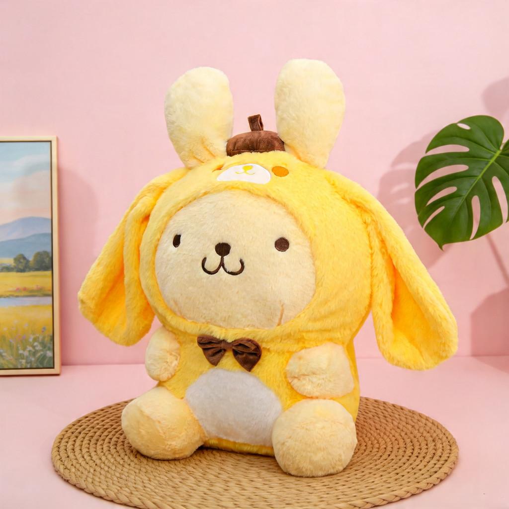 Pom Pom Purin Hangyodon Plush Toy Cartoon Animal Soft Stuffed Doll For Kids And Collectors