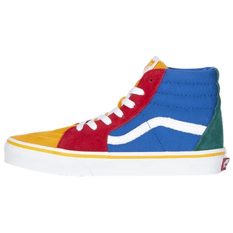 

Vans Sk8 Hi Abrasion Resistant High top Skateboard Shoes Men s Blue VN0A32QHVIK 38.5