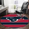 Houston basketball Logo Round Rug for Livingroom,Bedroom, Palyroom, Chair Rug, Area rug, Circle Carpet, Large Size Fan Christmas gift