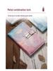 Marble Pattern Password Lock A5 Notebook Diary