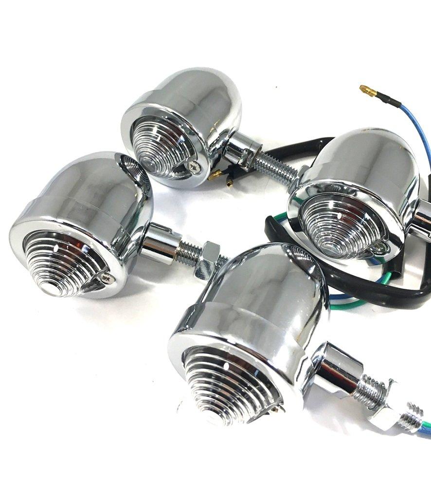 CustomDivine Bullet Type 12V Bullet Turn Signal Set of 4