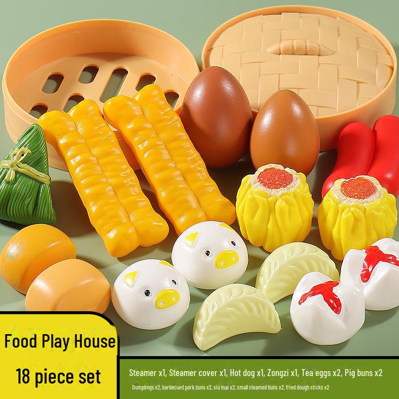 

Дитячий ігровий набір для кухні: Морепродукти, фрукти, овочі, барбекю та гарячі іграшки