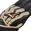 Mizuno Pro Motion Arc SF Batting 1EJEA21009 X Size and Glove, Baseball, Ambidextrous, (Black Gold, 27.0, Men's Women's)