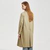 Women's Lapel Mid-Length Trench Coat