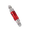Motorcycle Brake Line Fluid Quick Release Fitting Adapter Stainless Steel UniversalRed