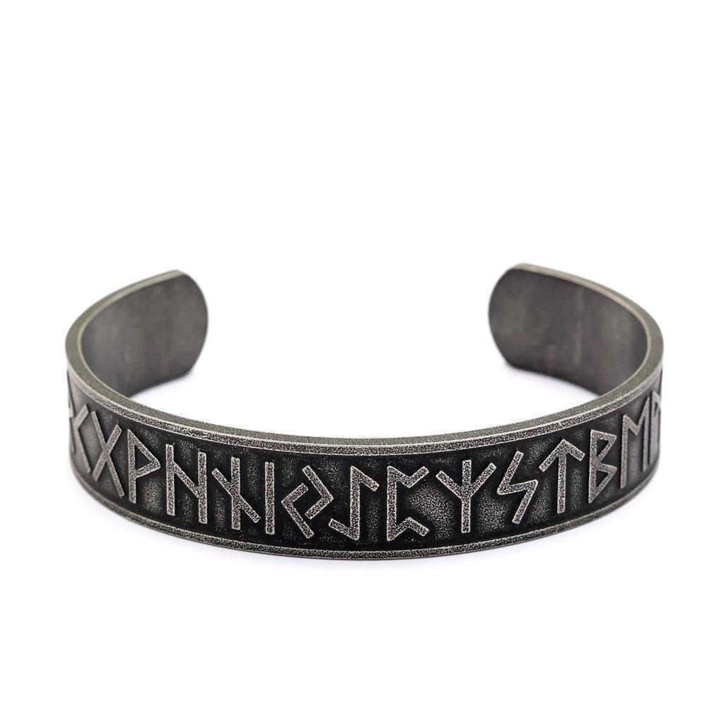Viking Stainless Steel Old Bracelet Vintage Viking Totem C-Bracelet