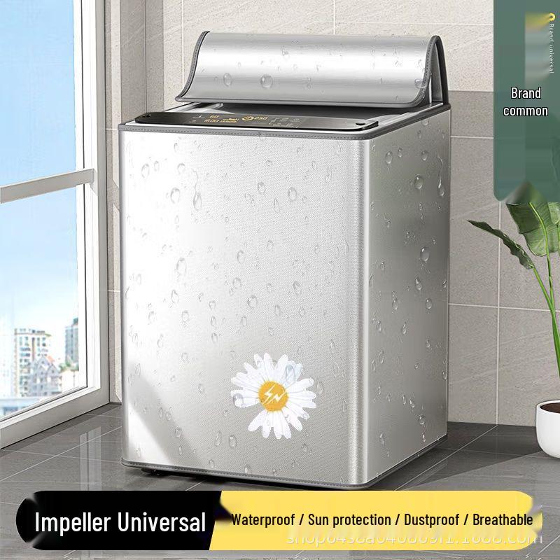 Waterproof Dustproof Top-Opening Washing Machine Cover for Fully Automatic Pulsators