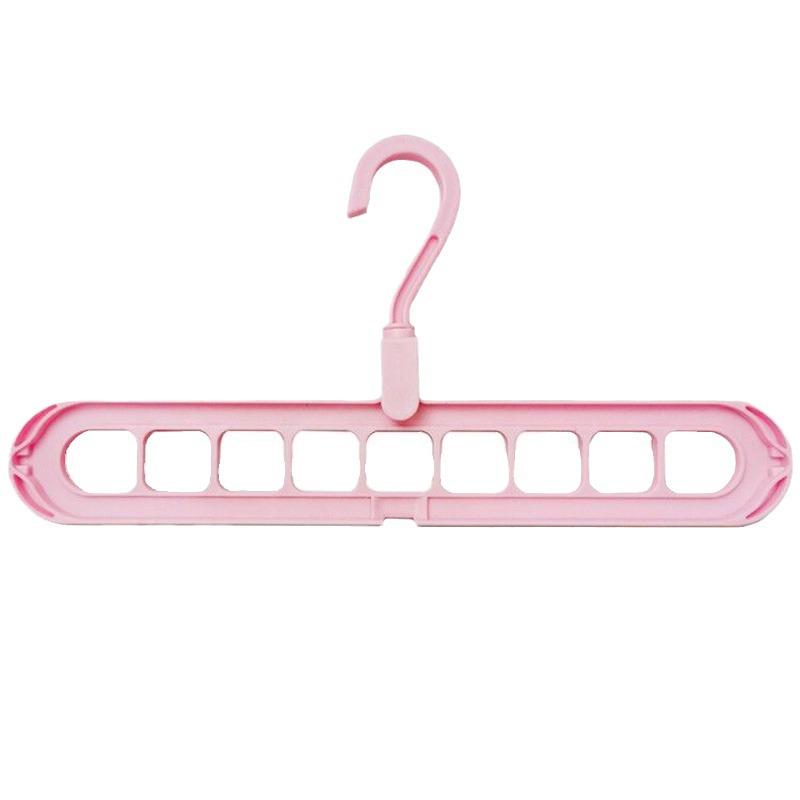 Nine-Hole Rotating Magic Hanger for Storage and Organization
