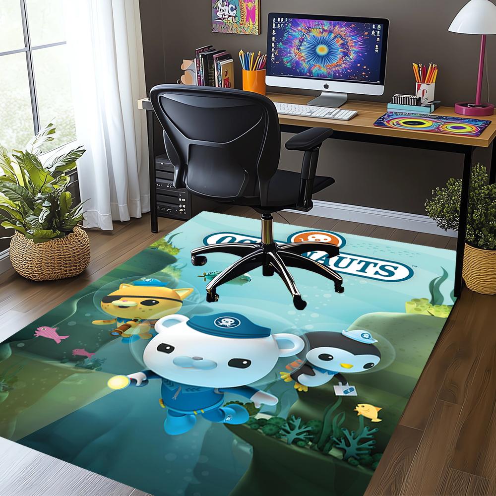 Octonauts Printed Carpet Rug for Office Chair Living Room Bedroom Kitchen Room Decor Gifts