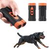 Repellente per Cani ad Ultrasuoni Ricaricabile Dispositivo Dissuasore per l'Abbaio dei Cani con Torcia a LED Repellente per Cani Addestratore per Cani Sicuro per i Cani