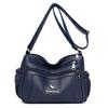 2025 New Soft Leather Large Capacity Multi-Layer Shoulder Crossbody Bag for Middle-Aged Women