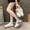 New Casual Moral Training Shoes Women's Sports Popular Versatile Women's Shoes 2025 New Spring and Autumn Board Shoes Women's White Shoes