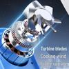Cross-Border Ice Pack Cooling Waist and Neck Hanging Fan: Mini Handheld High-Speed Electric Fan for Outdoor Use