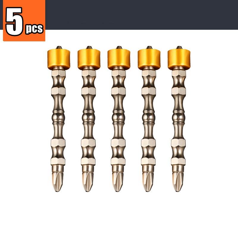 PH2 Hardness 65/110mm Screwdriver Bit Double Cross Head Hexagonal Handle Electric Screwdriver with Magnetic Ring Screwdriver Set
