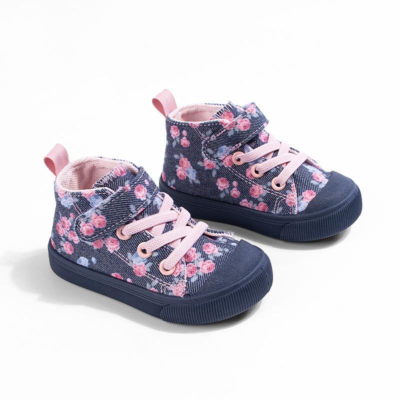 

Anti-slip Shoes - Girls Casual Canvas Shoes with Soft Sole for Sports Use 27 Темно-синій