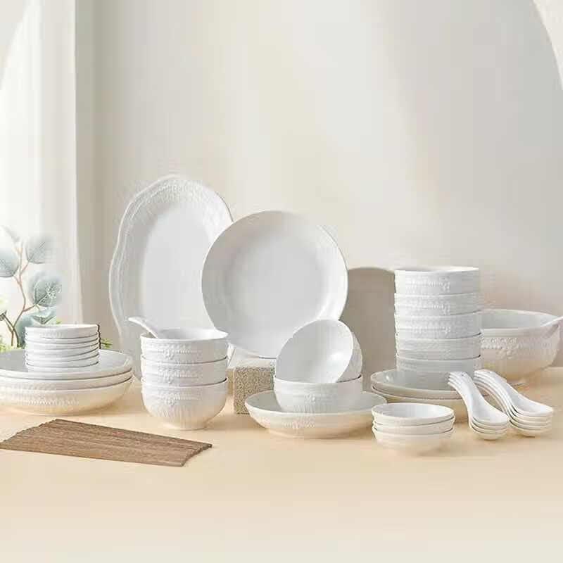 PHMI 51-Piece Ceramic Dinnerware Set