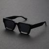 New Big Frame Vintage Sunglasses Women Men Brand Square Eyeglasses Retro Eye Glasses For Male Female Polygon Uv400 Eyewear