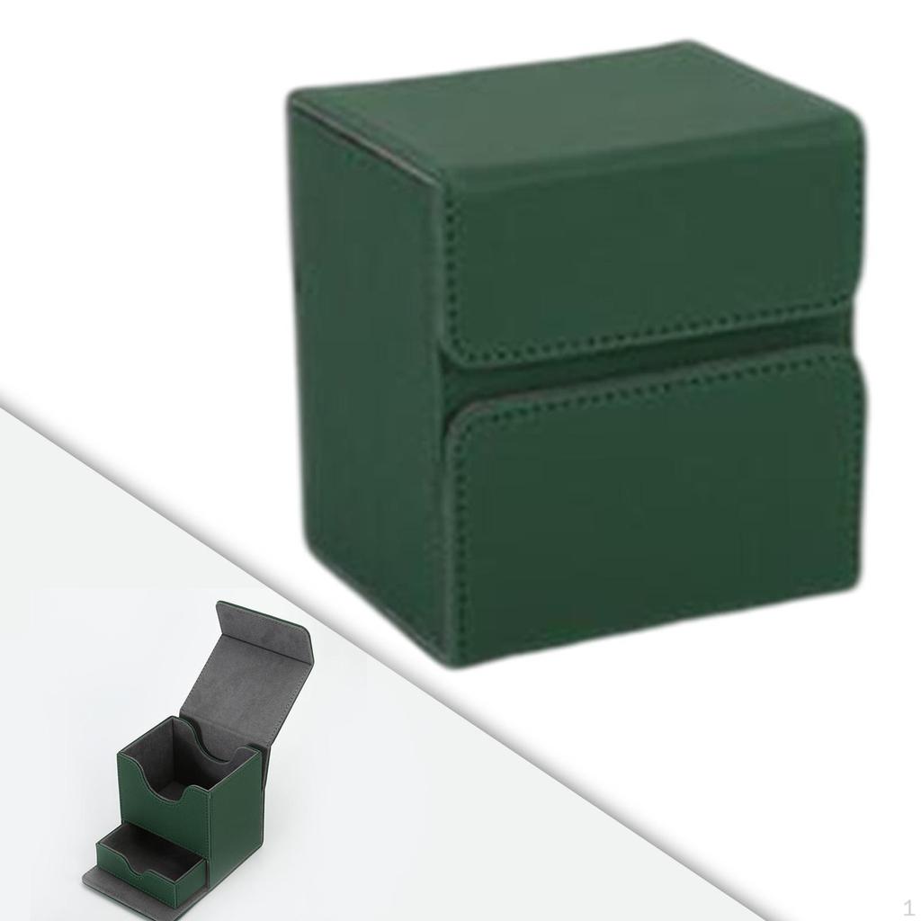 Boîte de rangement Premium pour Deck avec Compartiment pour Jeux de Cartes à Collectionner TCG