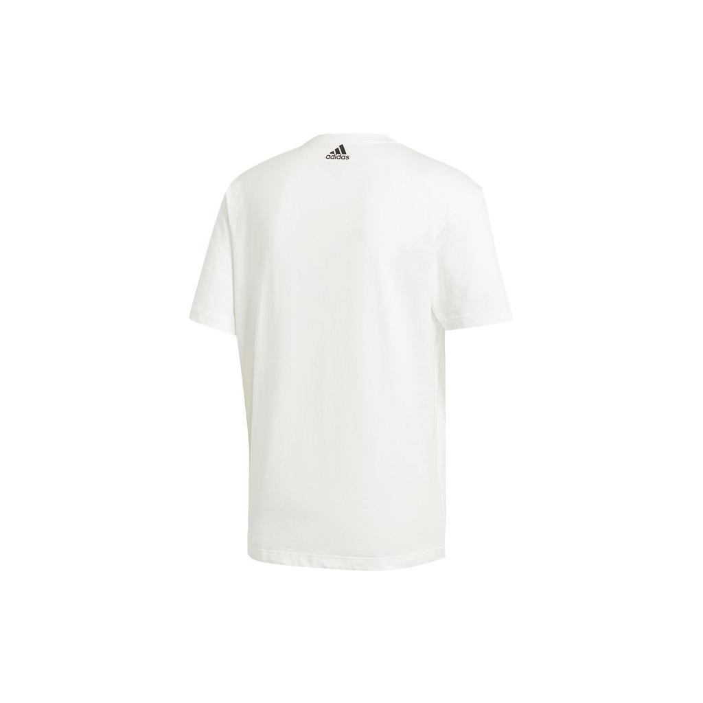 Adidas 3 Cats Graphic Loose Fit Crew Neck Cartoon Print Short Sleeve T-Shirt Men Tops White GE4695