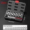 8-in-1 / 13-in-1 Interchangeable Head Ratchet Wrench Set | Flexible Head & Chrome Vanadium Steel