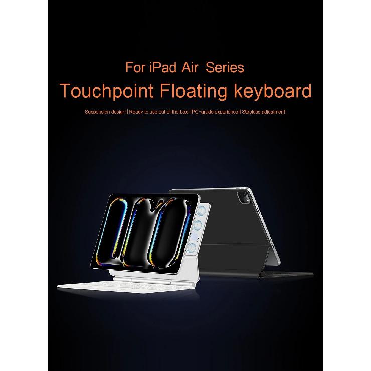 LFOIQN Magic Keyboard For iPad Pro 11/13 Inch 2025 M5 M4 Pro 12.9 M3 M2 Air 11"/13" 4th 5th 6th Pogo Pin Direct Connection Case